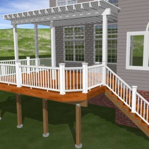 Building a pergola on a deck