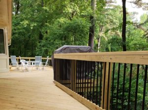 how to clean a composite deck